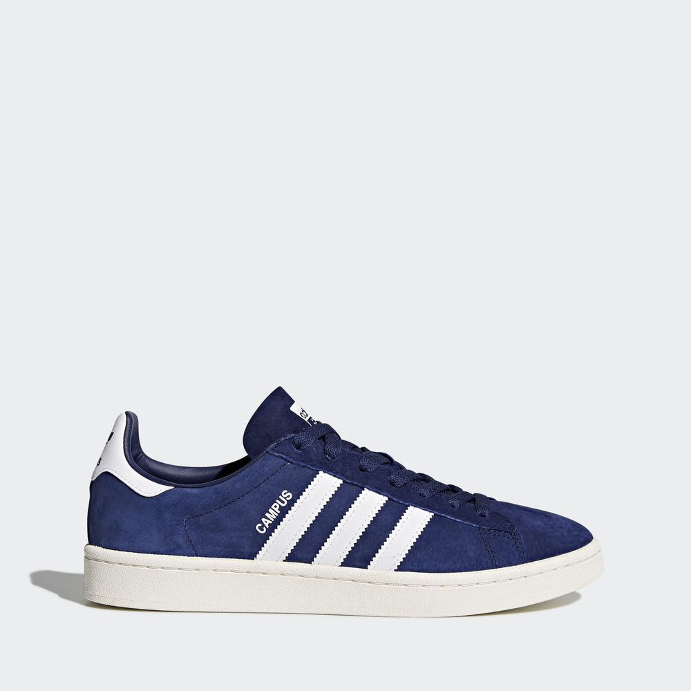 Adidas Campus - Originals ανδρικα - Βαθυ Μπλε/Ασπρα/Ασπρα,Μέγεθος: EU 36 – 54 2/3 (340JETAO)